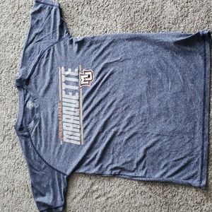 Men's Marquette Golden Eagles Short Sleeve Blue T-Shirt Sz. M